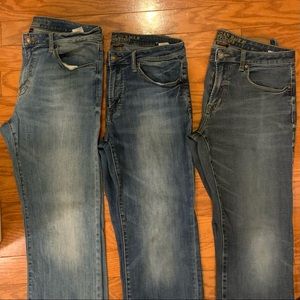 Lot of 3 American Eagle Jeans